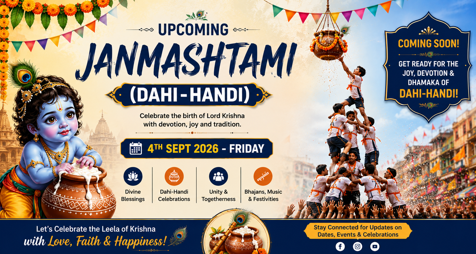 dahi handi banner